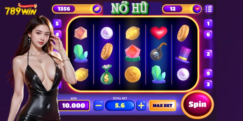 game nổ hũ Nổ hũ sẽ bao gồm nhiều cột và hàng